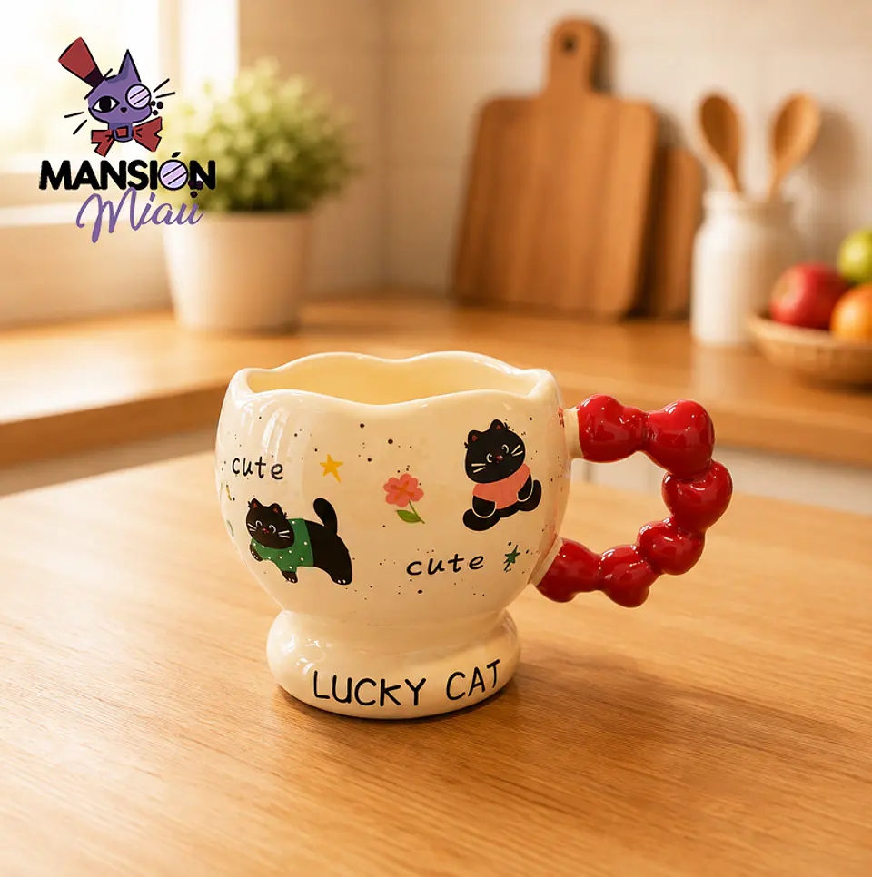 TAZON LUCKY CAT GATO NEGRO 3
