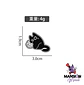 PIN METALICO GATO NEGRO - Miniatura 2