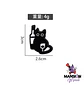 PIN METALICO GATO NEGRO - Miniatura 5