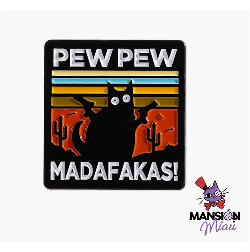 PIN METALICO GATO VARIEDADES 14