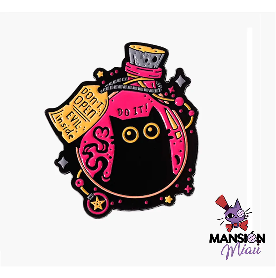 PIN METALICO GATO VARIEDADES 15