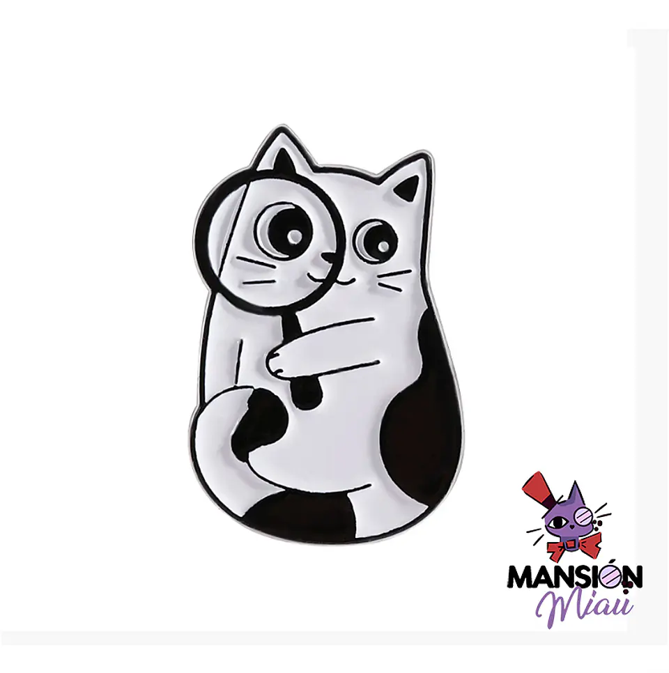 PIN METALICO GATO VARIEDADES 18