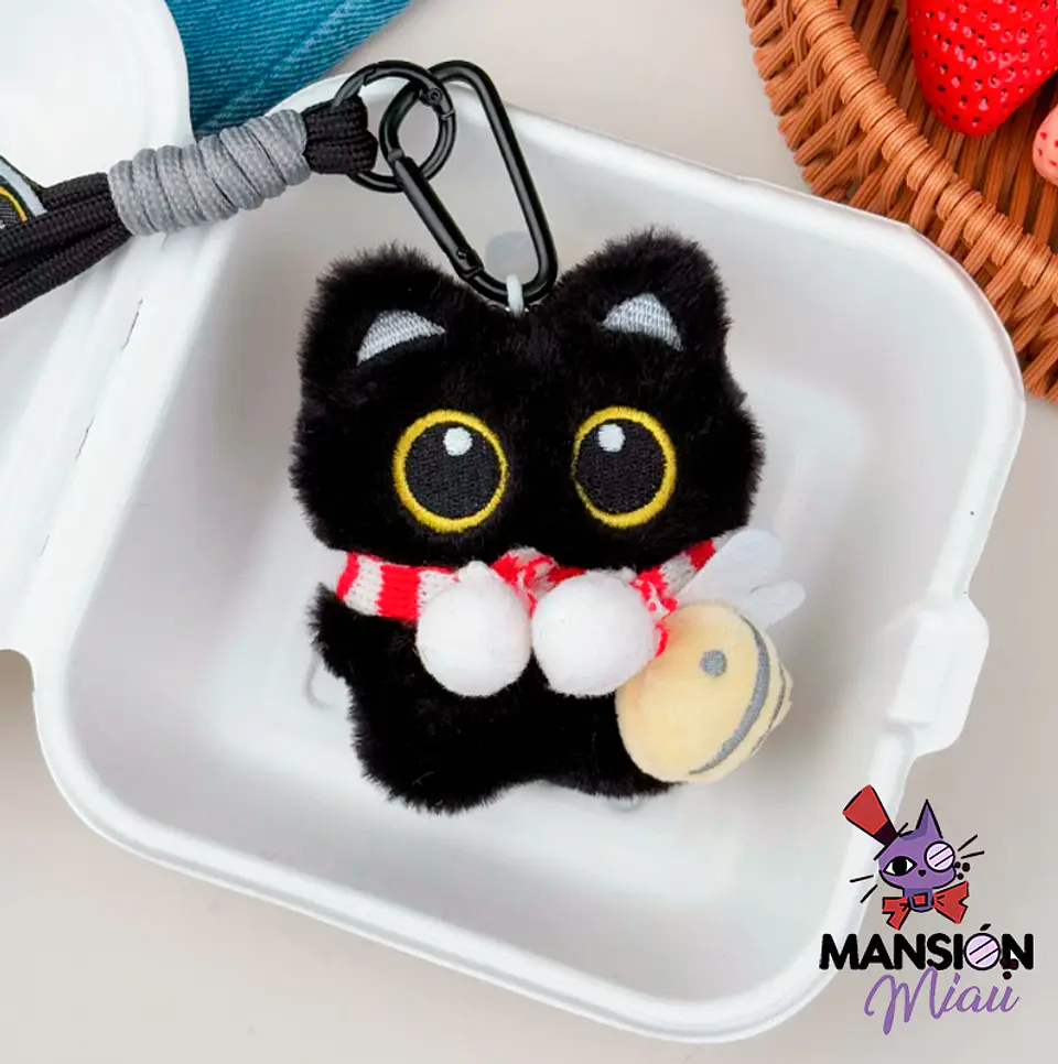 LLAVERO BAG CHARM GATO 4