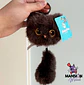 LLAVERO BAG CHARM GATITO PELUDO QUE TIEMBLA - Miniatura 3