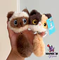 LLAVERO BAG CHARM GATITO PELUDO QUE TIEMBLA - Miniatura 1