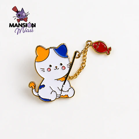 PIN GATITO PESCADOR