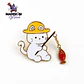 PIN GATITO PESCADOR - Miniatura 4