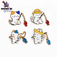 PIN GATITO PESCADOR - Miniatura 1