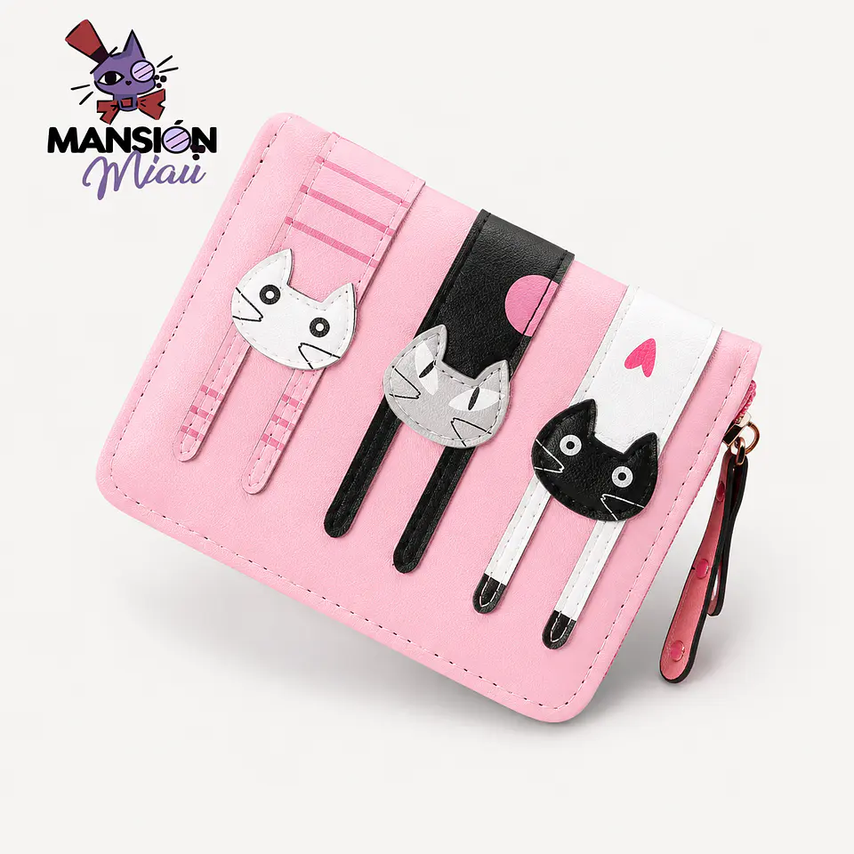 BILLETERA TRES GATITOS  3