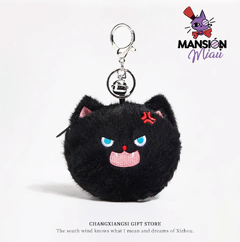 LLAVERO BAG CHARM MONEDERO GATITO FURIOSO