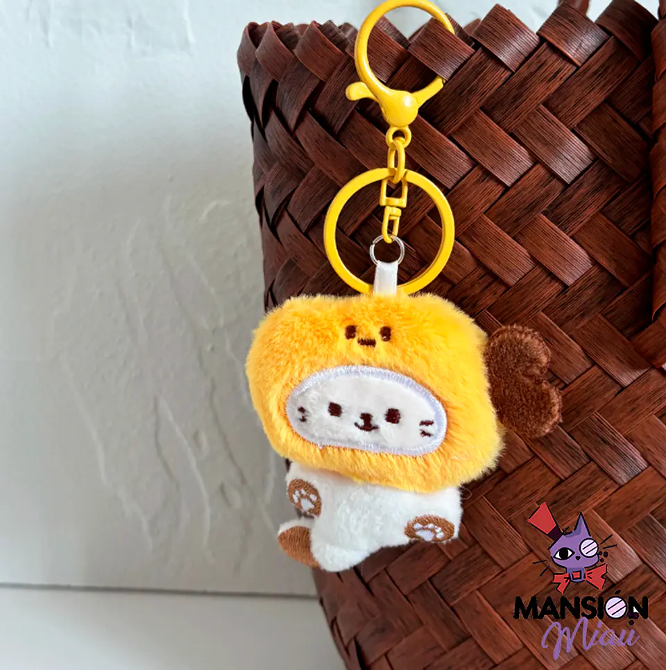 LLAVERO BAG CHARM GATITO CON GORRO DISFRAZ 2