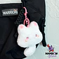 LLAVERO BAG CHARM GATITO BLANCO OJOS DE COLORES - Miniatura 4