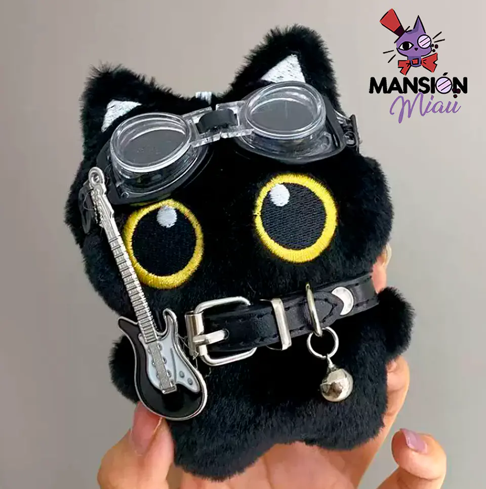 LLAVERO BAG CHARM GATITO NEGRO 2