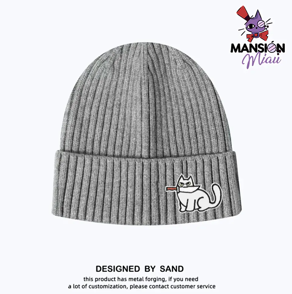 GORRO GATITO CON CUCHILLO 4