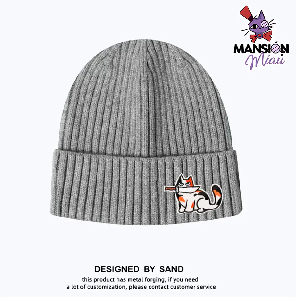 GORRO GATITO CON CUCHILLO 5