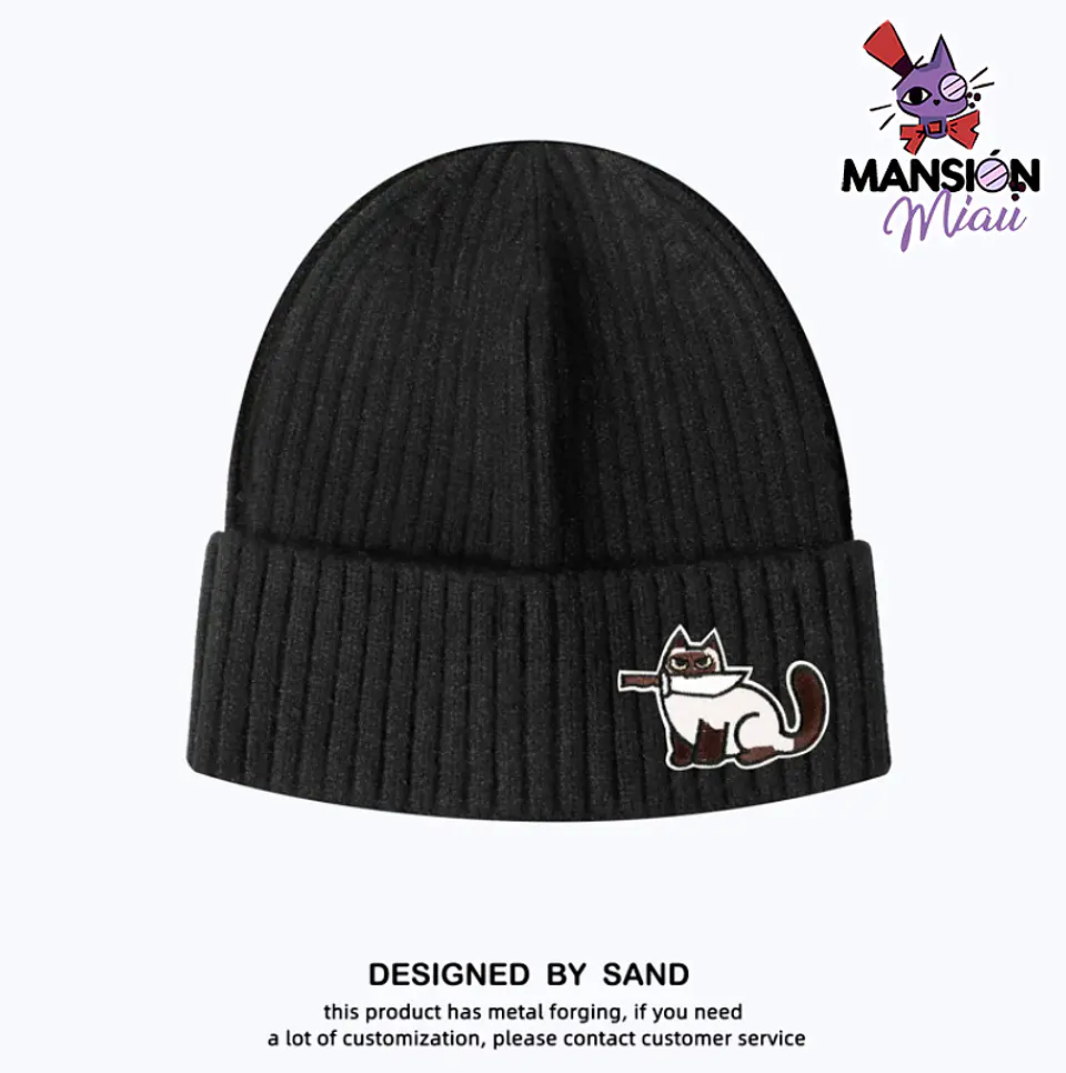 GORRO GATITO CON CUCHILLO 11