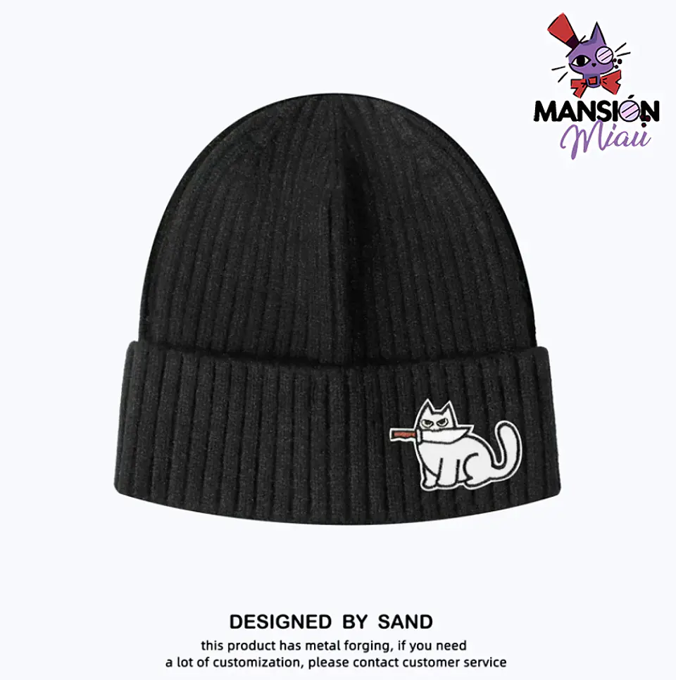 GORRO GATITO CON CUCHILLO 12