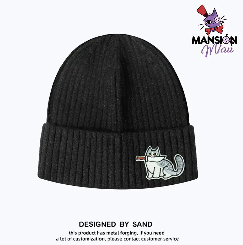 GORRO GATITO CON CUCHILLO 16