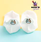 CALCETINES DE ALGODÓN TOBILLEROS GATITO BORDADO  - Miniatura 5