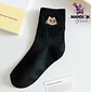 CALCETINES DE ALGODÓN QUARTER GATITO BORDADO - Miniatura 11
