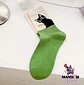 CALCETINES MEDIA PANTORRILLA GATO NEGRO - Miniatura 3