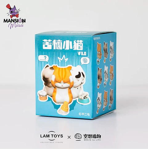 BLIND BOX DISTRESSED CAT FIGURAS