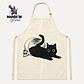 DELANTAL COCINA PARA ADULTO GATITO NEGRO - Miniatura 10