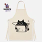 DELANTAL COCINA PARA NIÑO GATITO NEGRO - Miniatura 3