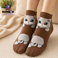 CALCETINES MEDIA PANTORRILLA ESTAMPADO DE GATO ROAD FEEL - Miniatura 3