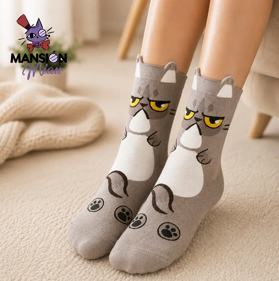 CALCETINES MEDIA PANTORRILLA ROAD FEEL OREJAS DE GATO 5