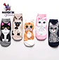CALCETINES TOBILLEROS KAWAII GATO - Miniatura 1