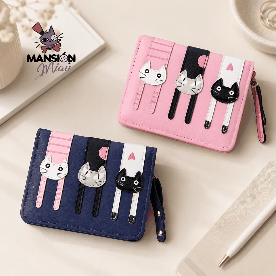 BILLETERA TRES GATITOS  1