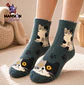 CALCETINES PELUDOS GATITO MANCHADO - Miniatura 3