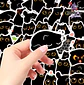 CAJA 60 STICKERS GATO NEGRO CUTE - Miniatura 3
