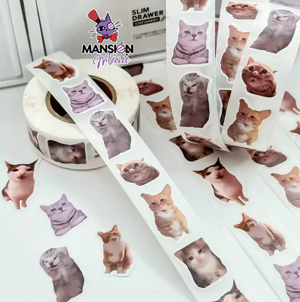 ROLLO STICKERS GATOS DE INTERNET YYDS 1