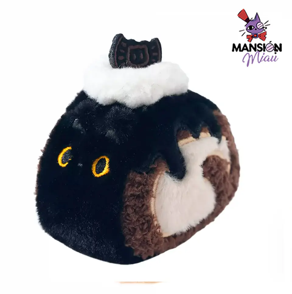 PELUCHE GATITO SIENDO COMIDA 6