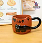TAZA APILABLE CERAMICA GATO NEGRO MIAO - Miniatura 4