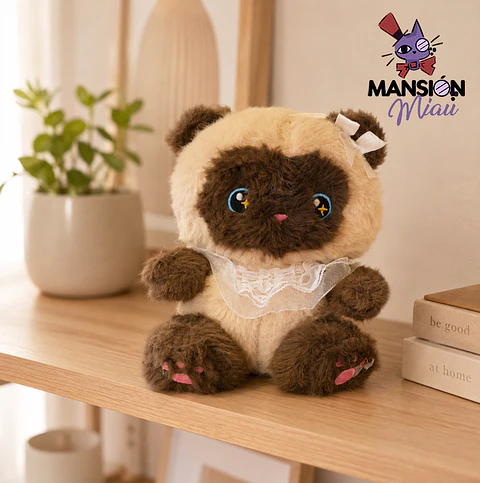 PELUCHE GATO CON BLONDA