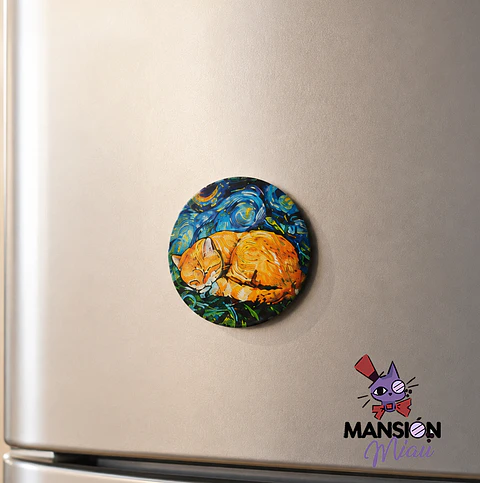 IMANES GATOS VAN GOGH