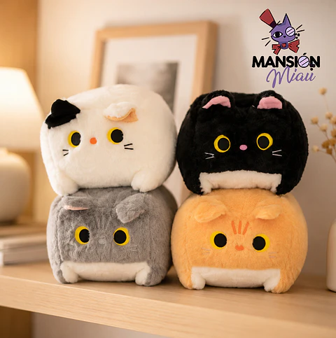 PELUCHE GATO CUBO CHICO