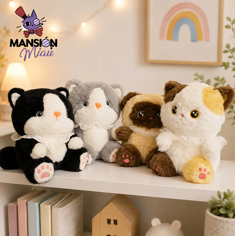 PELUCHE GATO CON BLONDA 1