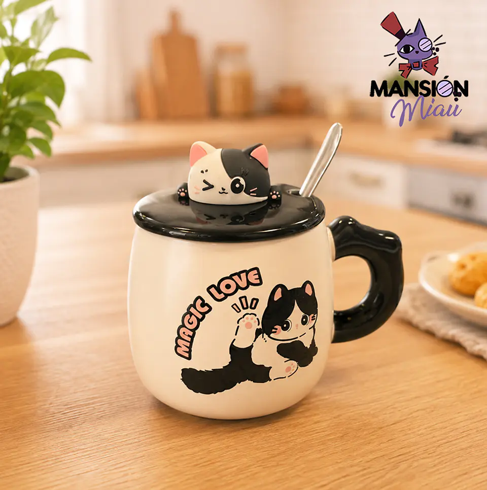 TAZA DE GATITO MAGIC LOVE  4