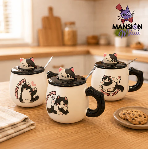 TAZA DE GATITO MAGIC LOVE 