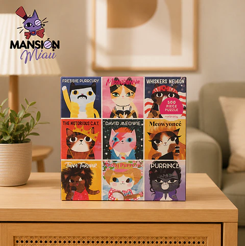 PUZZLE 500 PIEZAS MUSIC CATS