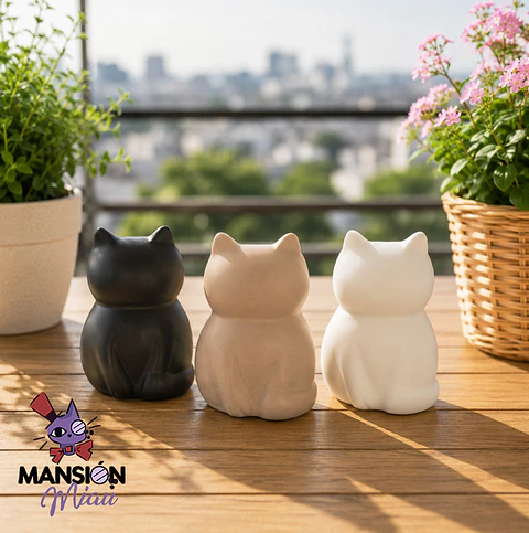 FLORERO GATITO MINIMALISTA