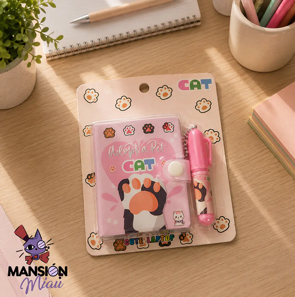 LIBRETA FORRADA CON LAPIZ CHICA 3