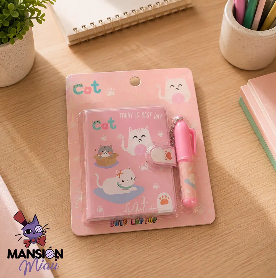LIBRETA FORRADA CON LAPIZ CHICA 4