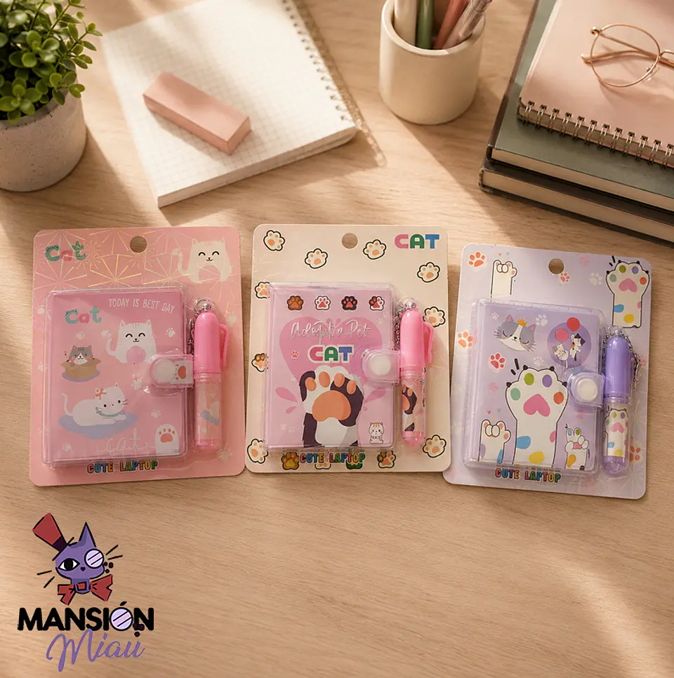 LIBRETA FORRADA CON LAPIZ CHICA 1