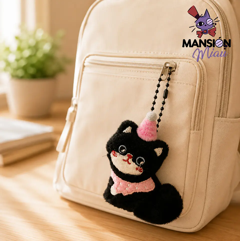 BAG CHARM GATITA CUTE DAY GORRO  4