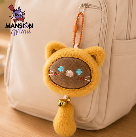 BAG CHARM GATITO COLA CASCABEL 